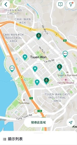 第二步:到減碳地圖上所顯示的回收點