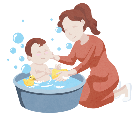 小肚子不適：重覆性的動作或洗個暖水澡 